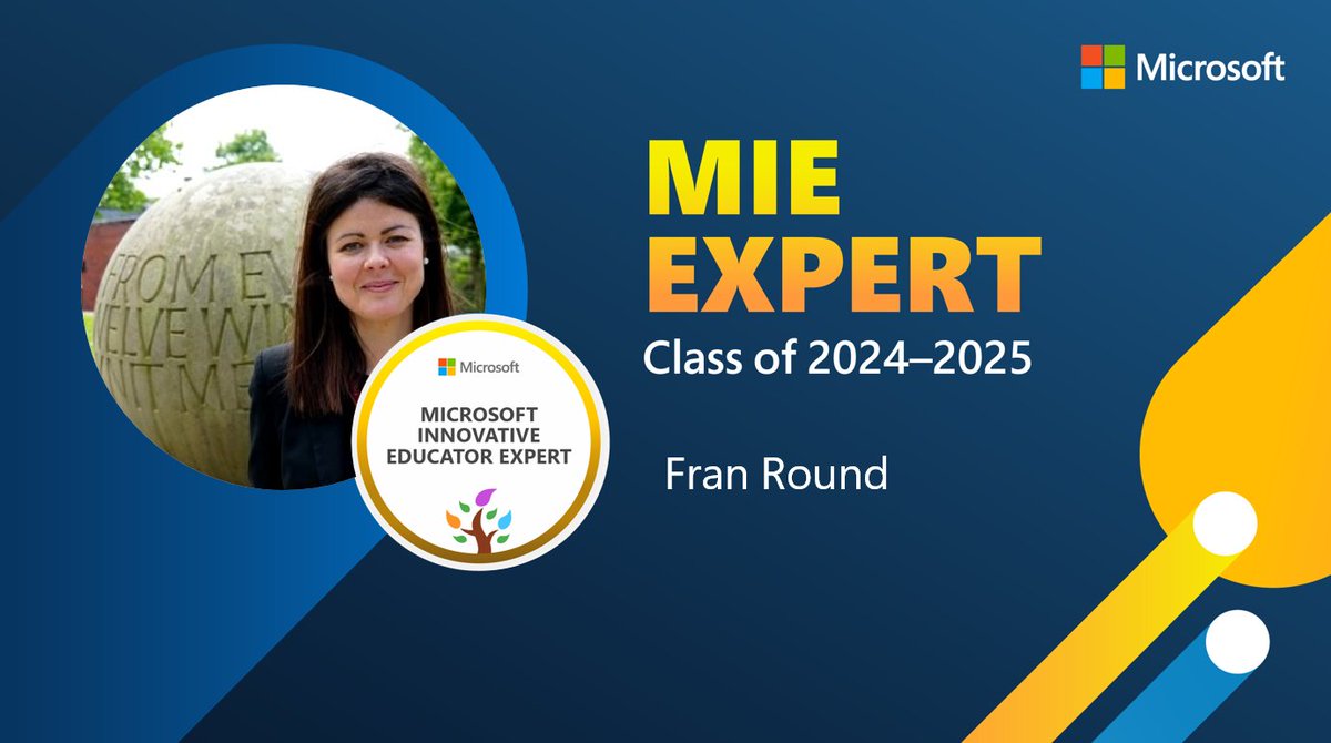 BromsCompSci's tweet image. Congratulations 🎉 to all the Digital Leads achieving Microsoft Innovative Educator Expert status. Following a rigorous application process, we are honoured to be recognised as visionary educators.    #MIEExpert #EducatorsInTech #AIinEducation @BromsSchool