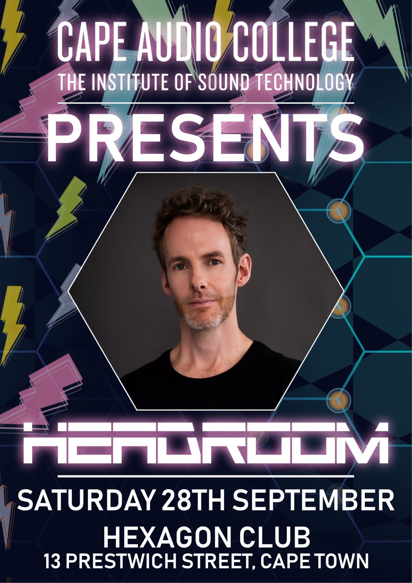 🔥HEADLINER ANNOUNCEMENT🔥

We  are beyond excited to announce that Adam Metcalfe A.K.A. Headroom will  be headlining our Spring Jam 30th Birthday Celebration
📅 Date: 28th September 2024
📍 Venue: Hexagon Club, Cape Town
🕒 Time: Doors open at 8PM
#CapeAudioCollege #HeadroomLive
