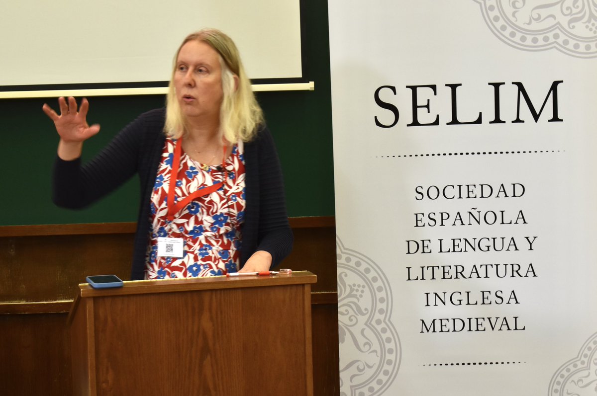 Continúa el congreso de la Sociedad Española de Lengua y Literatura Inglesa Medieval en la Universidad de Granada. La primera sesión plenaria corre a cargo de Christine Rauer, de University of St Andrews.
<a href="/SELIM34Granada/">SELIM34Granada</a> <a href="/univofstandrews/">University of St Andrews</a>