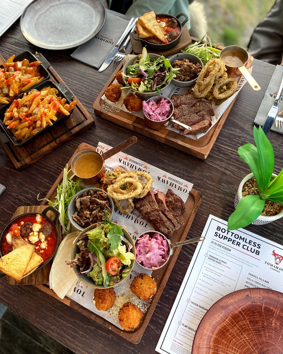 🥂 Introducing Bottomless Supper Club at @tomahawkbeverley! 🥂

Running EVERY last Friday of the month between 7pm - 9pm! 
Launch your weekend with the best food and 90 minutes of UNLIMITED drinks. 🍹

🔗Book here ➡️ tomahawk-steakhouse.co.uk/beverley

#Flemingate