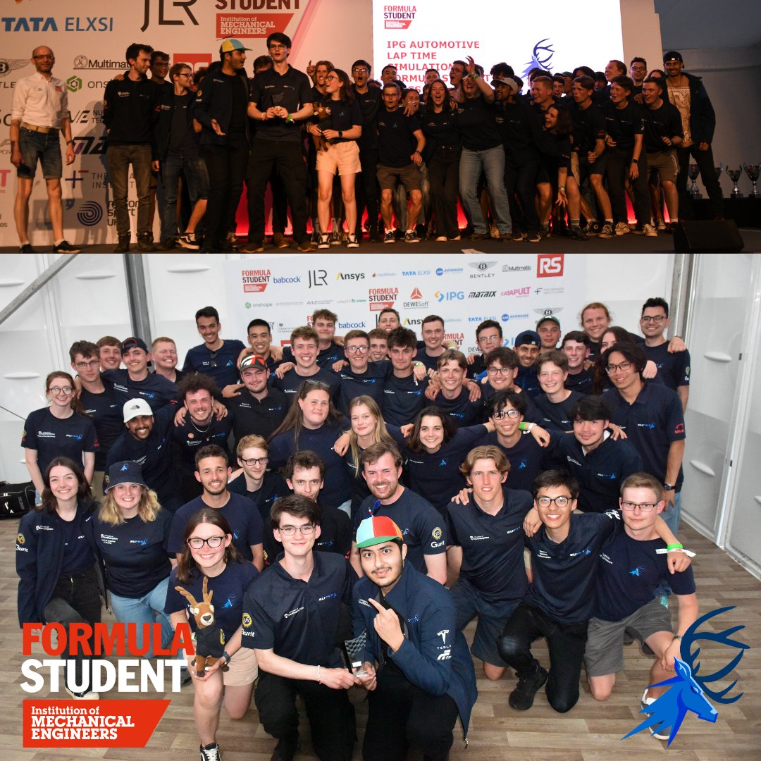 SUFST's tweet photo. π We are proud to have won the Lap Time Simulation trophy at FSUK 2024! A big thank you to @IPG_Automotive for supporting this event! Also, thanks to the team for their dedication and strong efforts #SUFST #FSUK2024 #laptimesimulation #formulastudent #IPGAutomotive https://t.co/SmZ1bfSvKP