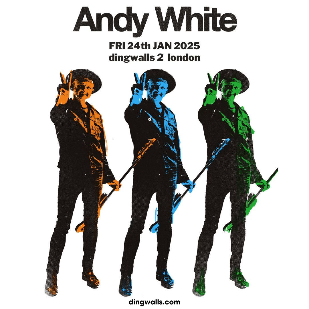 Dingwalls (@dingwallslondon) on Twitter photo ★ We're stoked to announce that legendary singer-songwriter <a href="/andywhite_music/">andy white</a> is heading back to Dingwalls 2 next year!
🎟️: dingwalls.com/gig/dingwalls-… ★ We're stoked to announce that legendary singer-songwriter <a href="/andywhite_music/">andy white</a> is heading back to Dingwalls 2 next year!
🎟️: dingwalls.com/gig/dingwalls-…