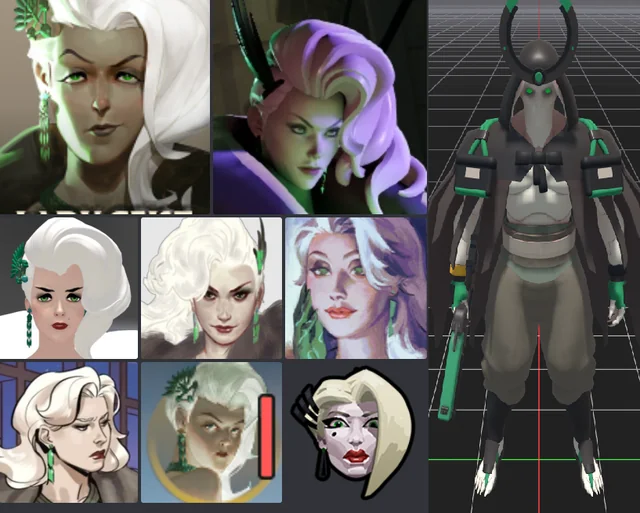 deadlockfr_'s tweet photo. Avez-vous déjà découvert les multiples visages de Lady Geist dans #Deadlock ? 

🤫En bonus, voici une image d'elle en version néon 'spectre/fantôme'.

Crédit u/AngelTheTaco https://t.co/ptszvK4mB0