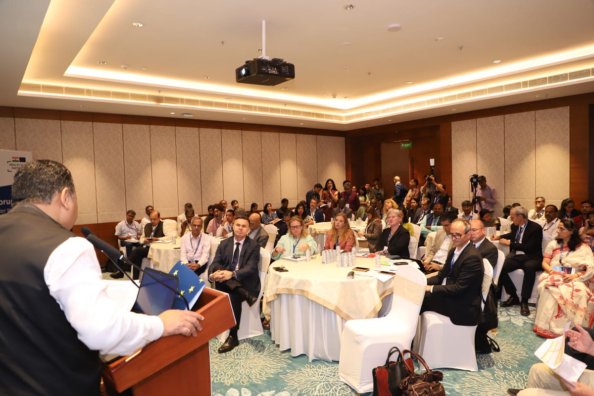 Honored to deliver the keynote at the 6th India-EU Water Forum during #IndiaWaterWeek2024. Grateful to all stakeholders for their initiatives in India. Let’s embrace innovative water management, leveraging the EU's vast expertise.
 #WaterCooperation #SustainableWaterManagement
