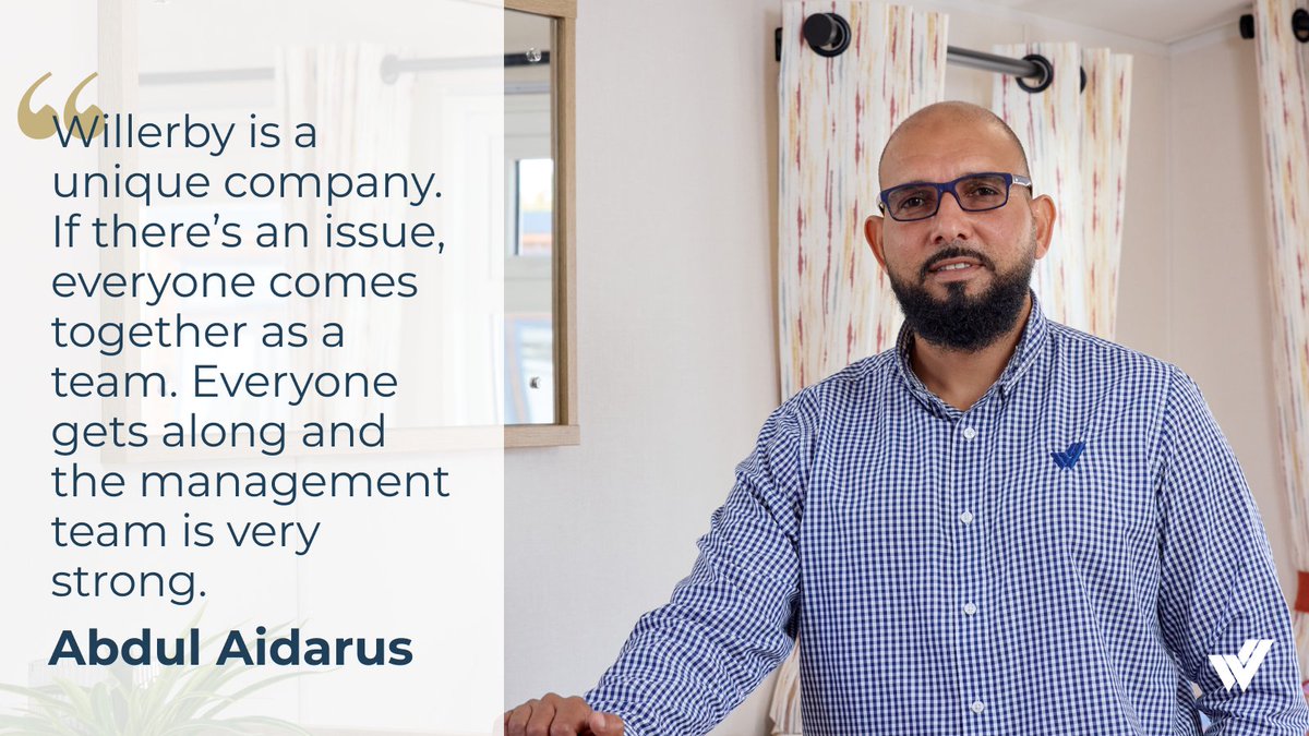 "I always look at ways of making processes sleeker, smarter and leaner. It’s about working smarter not harder."

Read on to discover why Adbul Aidarus, our Materials Manager enjoys working at Willerby.

📚 willerby.com/blog/corporate…