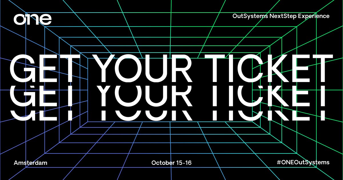 Our global community is coming together in Amsterdam on October 15-16. Join us as we dive into the future of software development. #ONEOutSystems bit.ly/3ZvdbP0