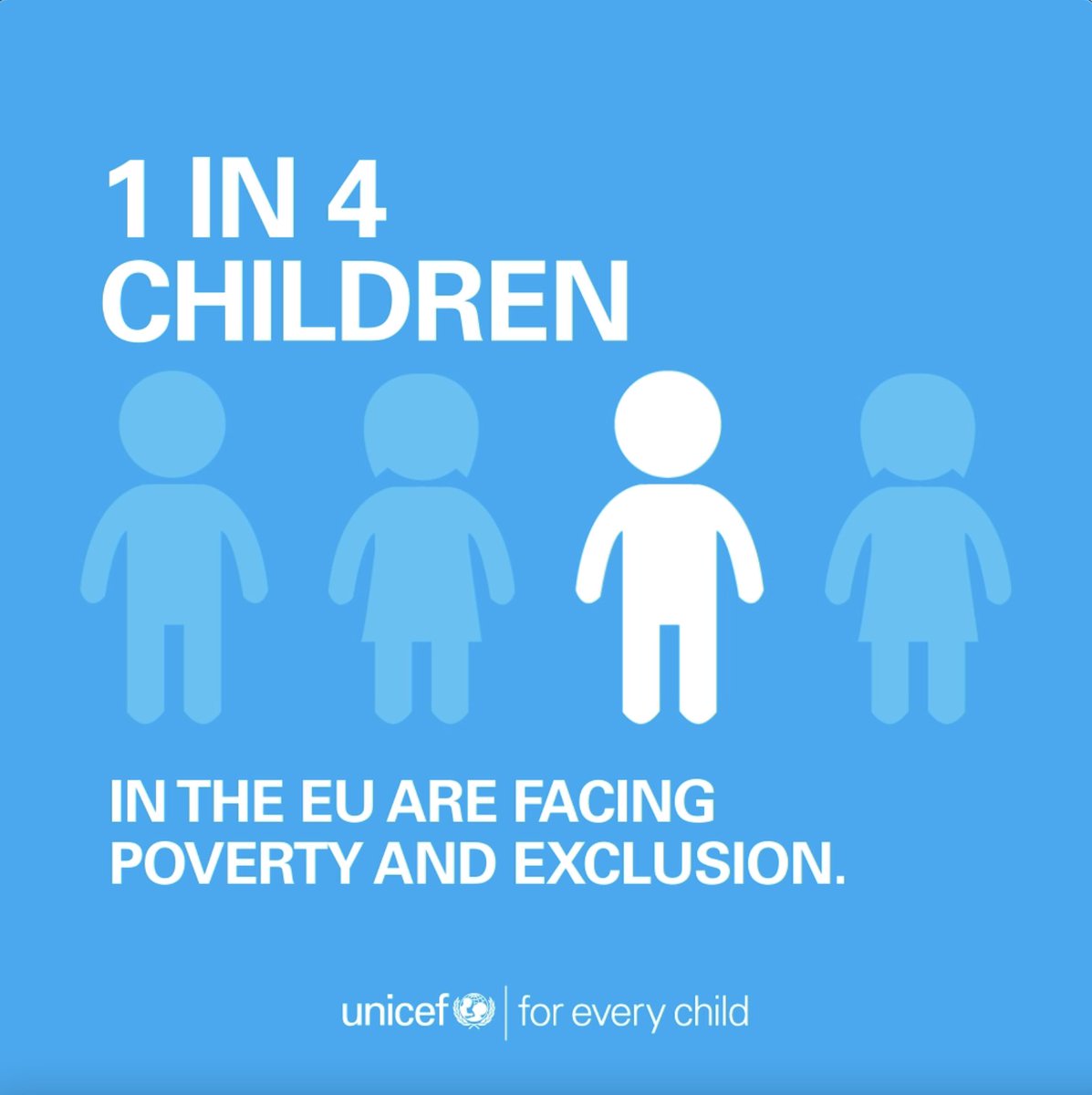 🚨 20 million children in the EU 🇪🇺 are at risk of poverty or social exclusion. 

<a href="/UNICEF/">UNICEF</a> is calling on the new EU leadership 💼 to place child rights at the 💙 of their actions and break the cycle of poverty.
 
🖇️ bit.ly/TransitionRepo…