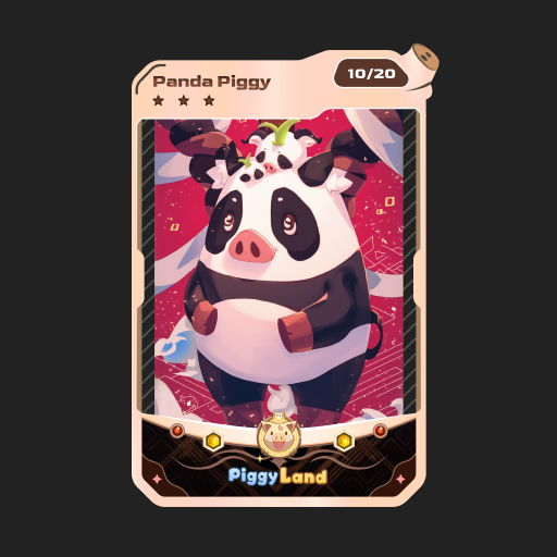 🐼🐷 Say hello to Panda Piggy from #PiggyLand! 🎮

This adorable fusion of panda &amp; piggy is here to bring cuteness overload. 🌟