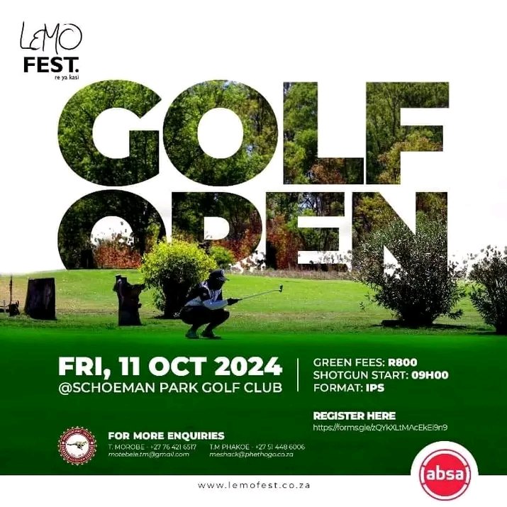 FreeStateWorld1's tweet photo. Get ready, put your GROOVE shoes on. bring friends along and have the time of your life at the Lemo Fest 2024.
Get your tickets now !!!!
#ReyaKasi
#ReyaLemo
#MonateHaofele
#Lemofest
#lemofest2024
#MonateHaofele
#SkeemSaam
#EtvScandal
#ChrisExcel
#Diddy
#Meek
#Malema https://t.co/eSTmVkDcMb