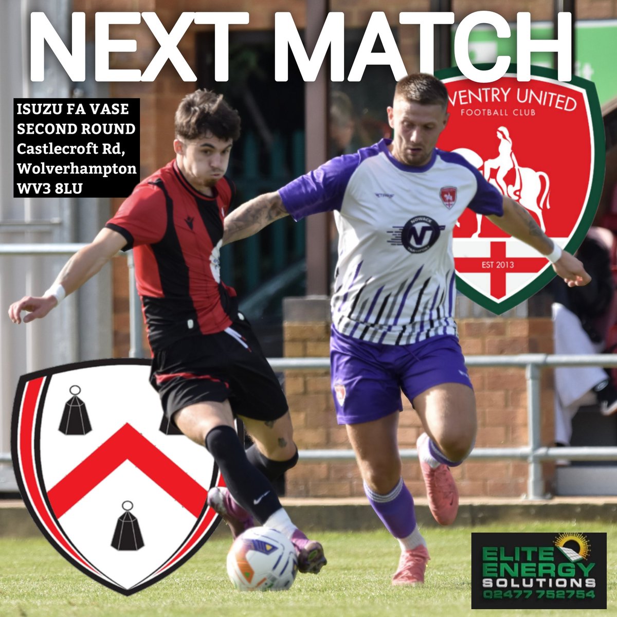 Coventry United FC (@covunited) on Twitter photo This Saturday we play away in th #FAVASE against <a href="/AFCWulfrunians/">AFC Wulfrunians</a>. Could this be the start of a beautiful cup run?
#Coventry #united #cup This Saturday we play away in th #FAVASE against <a href="/AFCWulfrunians/">AFC Wulfrunians</a>. Could this be the start of a beautiful cup run?
#Coventry #united #cup