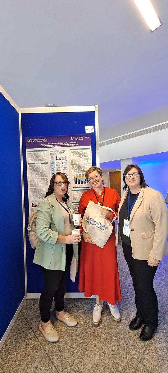 National Office of Clinical Audit (@noca_irl) on Twitter photo The NOCA team were delighted to attend the National Patient Safety Office Conference 2024 yesterday. Thanks to everyone who popped by our stand to say hi and those who visited our poster presentations.
A great catch up with Dr Colm Henry <a href="/CcoHse/">Dr Colm Henry, CCO HSE Ireland</a>, always a great supporter of our The NOCA team were delighted to attend the National Patient Safety Office Conference 2024 yesterday. Thanks to everyone who popped by our stand to say hi and those who visited our poster presentations.
A great catch up with Dr Colm Henry <a href="/CcoHse/">Dr Colm Henry, CCO HSE Ireland</a>, always a great supporter of our