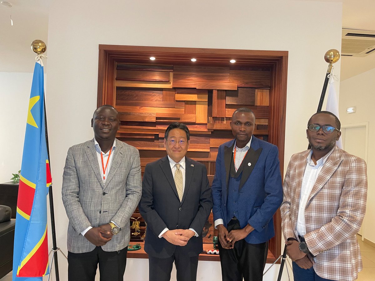 Hidetoshi OGAWA Ambassadeur du Japon en RDC et RC tweet media