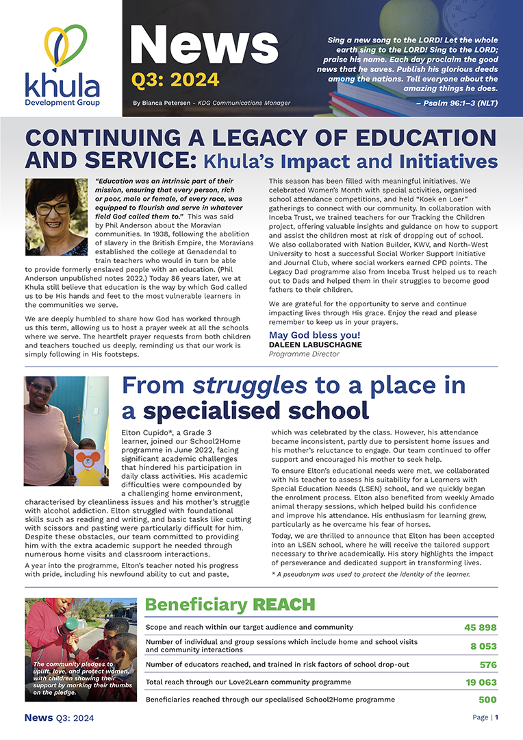 khula_kdg's tweet photo. From Education to Empowerment: A Season of Meaningful Initiatives 🌱💪

NEWSLETTER QUARTER 3 : 2024

Uncover the Inspiring Stories and Initiatives Driving Our Commitment to School Attendance!

Follow the link below:

https://t.co/6oE5zQ0Pc5 https://t.co/mo9fGJQyGW