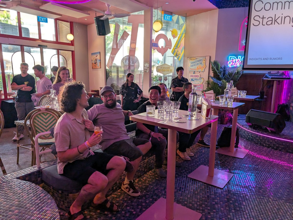 ryanteocc's tweet photo. The CSM community is friendly and welcomes beginners
The Lido team, Brett from Obol, Dappnodes, Dmitriy, Samuel answering questions from the community
#InETHWeTrust
@LidoFinance
@composeus @Obol_Collective @dappnode @d_gusakov @ethereum @ethsingapore @VisitSingapore https://t.co/Xn5ljA6MM5