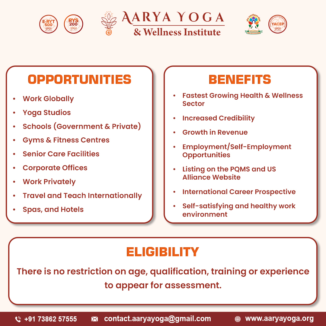 theaaryayoga's tweet photo. Unique Yoga Certification Course With 2 Certificates
#YogaTeacherTraining #WorkGlobally #CertifiedYogaInstructor #200HourYogaTeacherTraining #YogaCareer #YogaVolunteer #YogaLife #YogaCareer https://t.co/mrh8SmuHcw