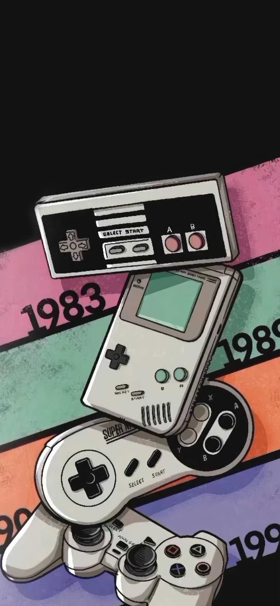 This wallpaper gives a retro feel 🎮