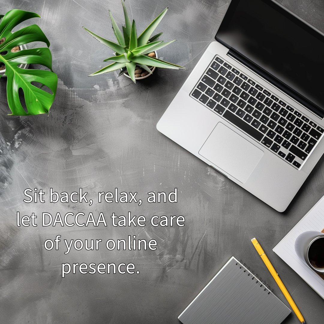 DACCAAltd's tweet photo. Relax and let DACCAA take care of your online presence! 🌐💻👨‍

Our professional web designers can help your business flourish online. Don't stress about creating a website or managing social media. We've got you covered!

#DACCAA #webdesign #onlinemarketing https://t.co/2AAeQGuDqV