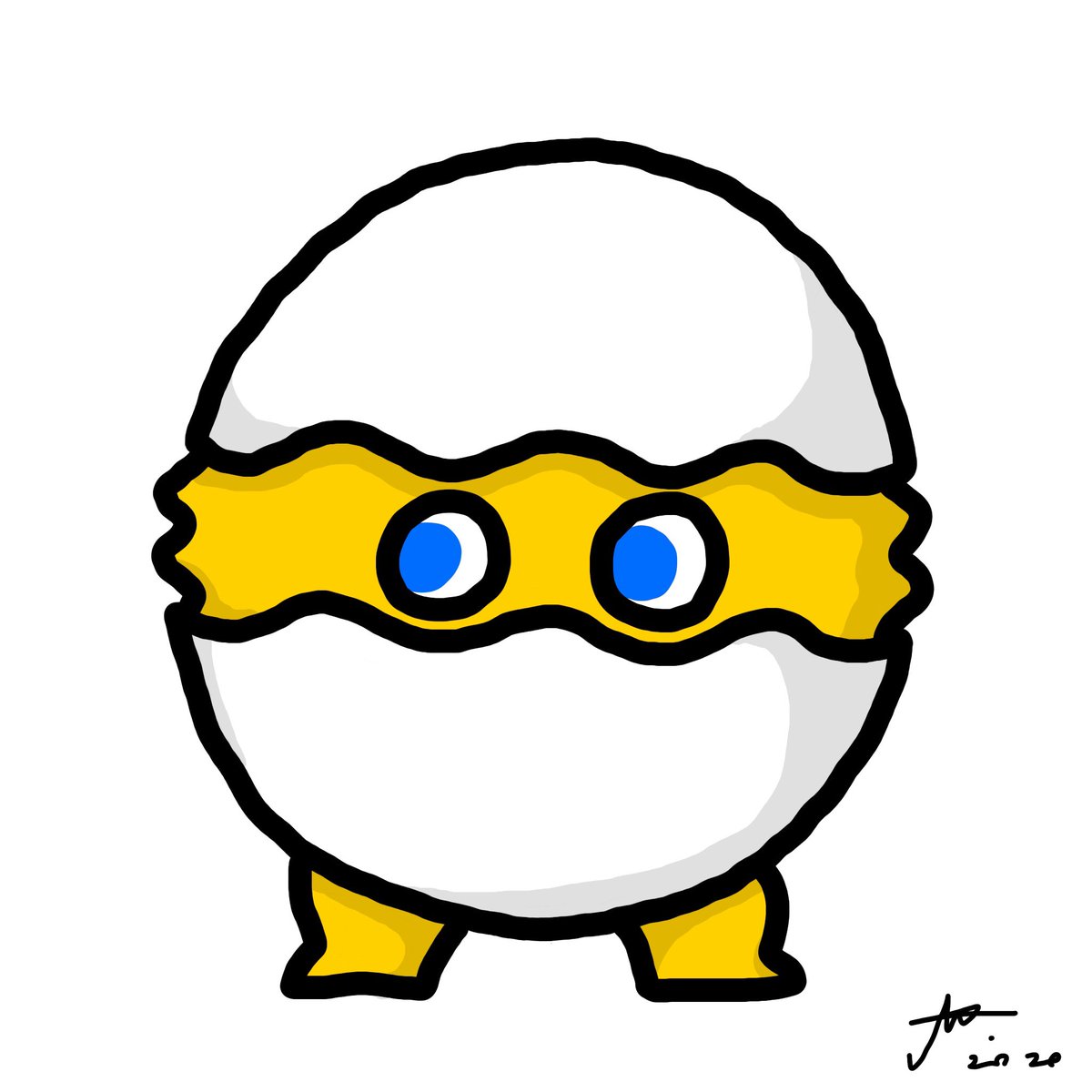 TheKIIRO's tweet photo. 殻から出たくない、ヒヨコ….？

#illustration #drawing #design #イラスト #絵 #絵描きさんと繋がりたい https://t.co/0nFWcSeZ7w