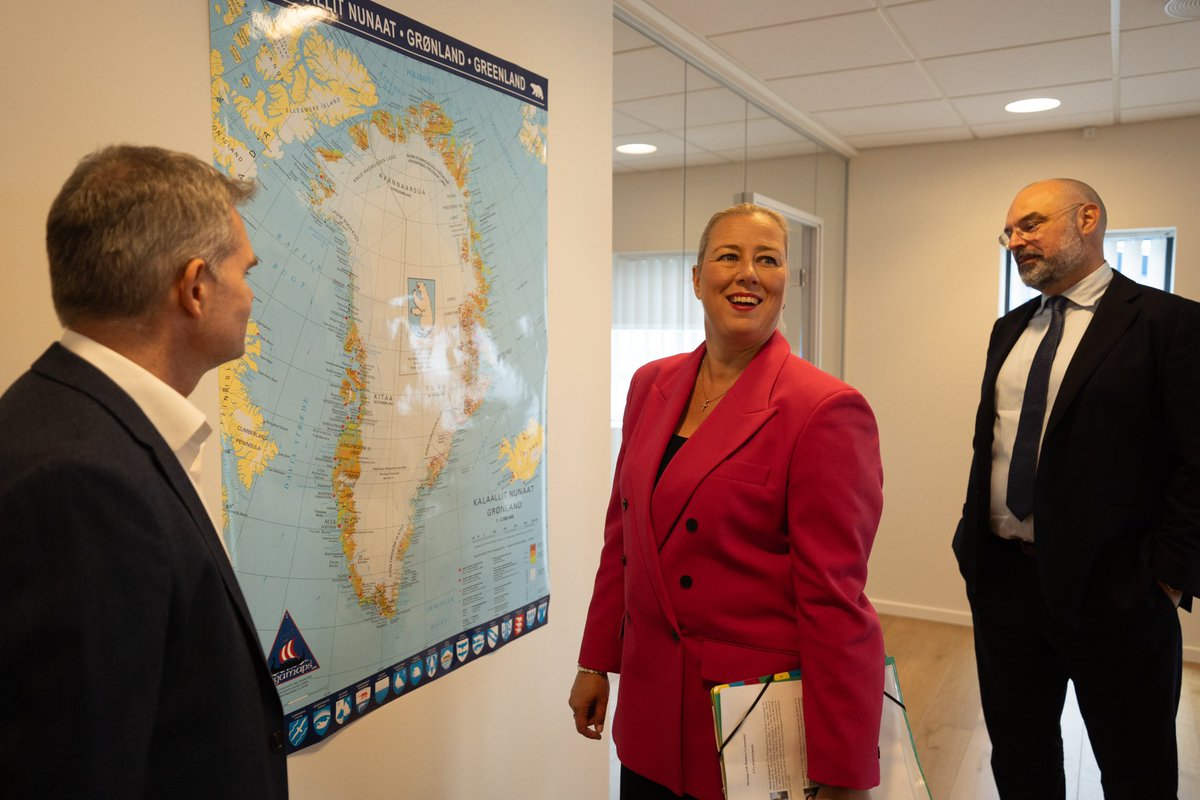 JuttaUrpilainen's tweet photo. The upcoming EU-Greenland Business Mission is yet another opportunity to enhance business cooperation which benefits both sides.

For 🇪🇺 companies, 🇬🇱 offers a politically stable environment with projects that meet the highest ESG standards. https://t.co/dyi0Yby7BO