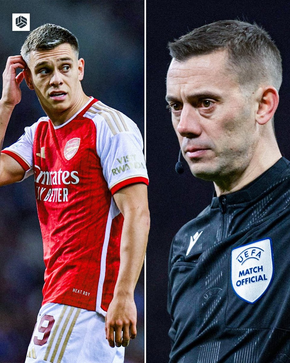 🖲 Leandro Trossard lookalike Clément Turpin has been appointed referee of Arsenal's UEFA Champions League meeting with Atalanta on Thursday night.

#UCL