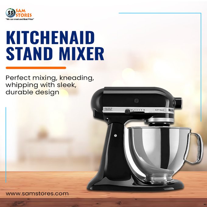 Elevate your culinary creations with the KitchenAid Stand Mixer—perfect for mixing, kneading, and whipping. Its sleek, durable design ensures effortless preparation, making it an indispensable tool for both everyday cooking and gourmet masterpieces.

#KitchenAid #StandMixer