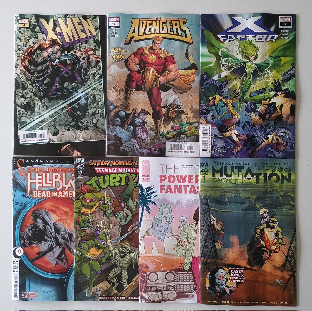 Marvel titles outnumbered again this week #ncbd @crunchcomics #rdguk #marvelcomics  #dccomics #tmnt #imagecomics