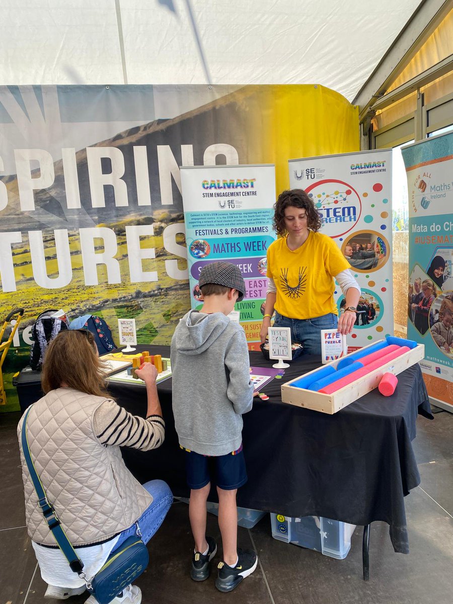 CalmastWIT's tweet photo. Find us at @SETUIreland tent  2/14/248 at @NPAIE We have Puzzles, Maths, Games &amp; find out about our @mathsweek  @ScienceWexford @ActWaterford  @StemKilkenny @EngFestSE schedules &amp; #STEMReach activity See you soon 👋 https://t.co/PXhK2ZSBt1