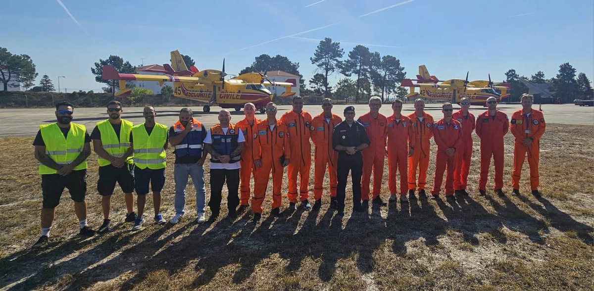 🇫🇷🇵🇹2 #Canadair supplémentaires ont été envoyés au #Portugal dans le cadre du dispositif #RescUE pour soutenir les sapeurs-pompiers locaux dans la lutte contre les #FeuxDeForêt qui ravagent le pays.
Avec le soutien de <a href="/eu_echo/">EU Civil Protection & Humanitarian Aid 🇪🇺</a>, la mobilisation de la Sécurité civile🇫🇷 est totale !