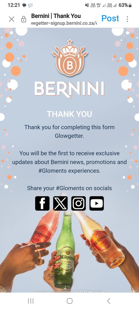 DidiBabeTryphos's tweet photo. @BerniniSA #BerniniMimosa #PerfectMix #RealSparklingSpritzer
#Glowgetter
@BlerkClaudine @Nazma_Carolus
@Georgekhoza007 @kiditailem7856 @_mpho_dee @Lucythoriso @TshepisoTebogo4 @TshepoM61158154 https://t.co/7tKjFhUw48