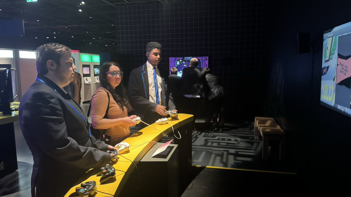 Learning loads about the Games Industry at the #GameOn exhibition #nms #compsci