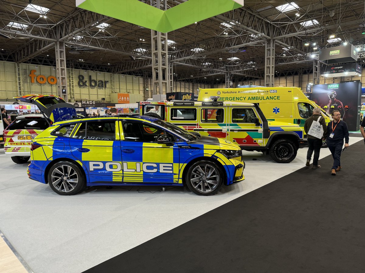 A new exhibition for us today The Emergency Services at the NEC. Busy aisles and coffee stops bodes well for our client #Marketing