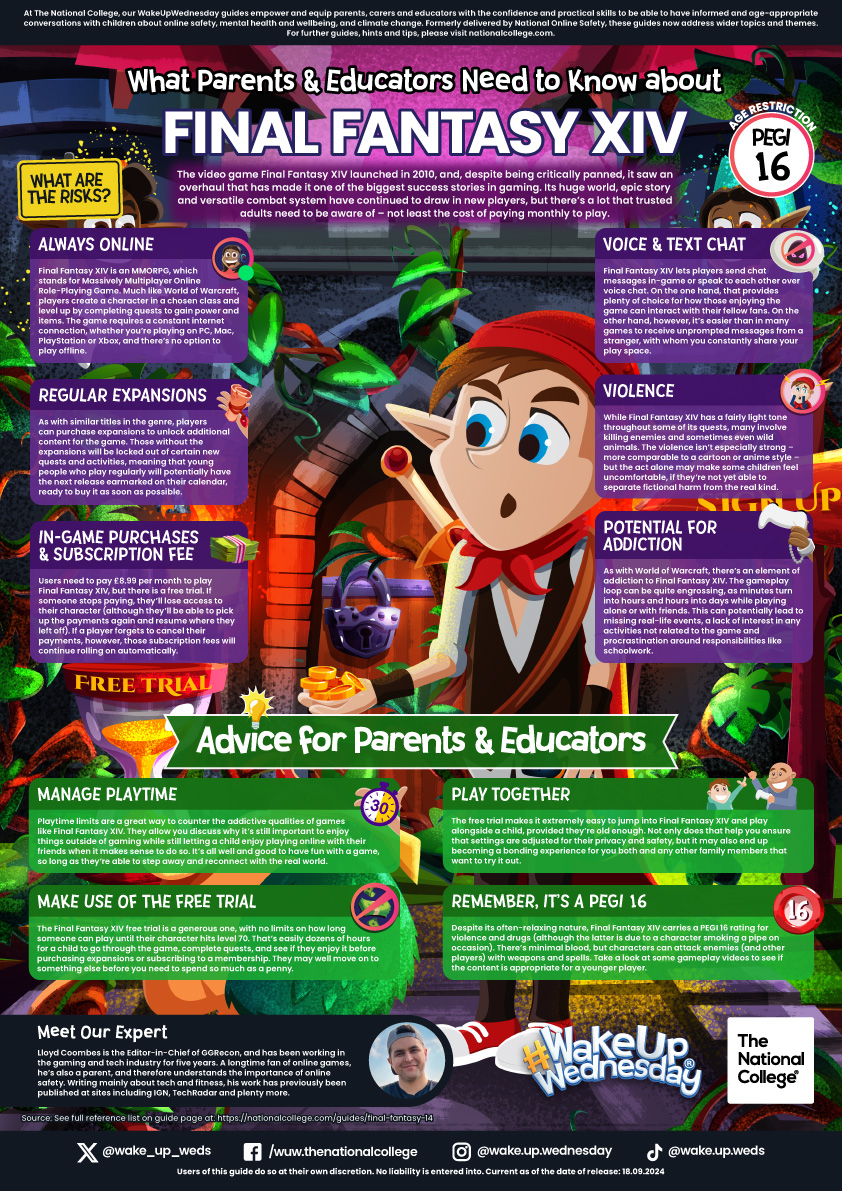 Please see the below image from The National College. #WakeUpWednesday