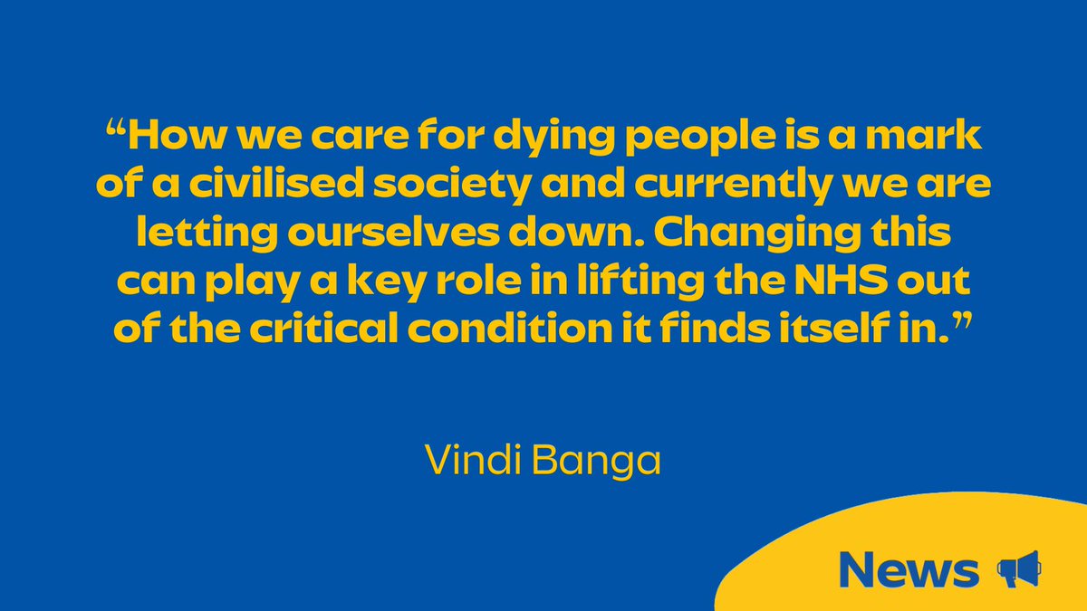 mariecurieuk's tweet image. Read more from Vindi Banga, our Chair, on how better end-of-life care can relieve pressure on the NHS 👇 
thetimes.com/comment/column… @thetimes