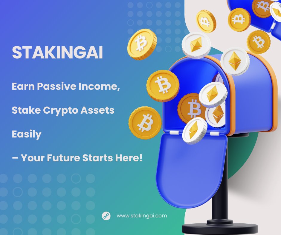 staking_ai's tweet photo. π Discover advanced staking options with StakingAI! Earn passive income with crypto and enjoy the security of safe investments and guaranteed returns. Take charge of your crypto now! π #StakingAI #CryptoEarnings #PassiveIncome #SecureHoldings https://t.co/vJw81e64iQ