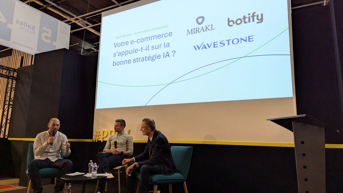 MedinaKone's tweet photo. Direction la conf sur la stratégie #ia à adopter dans le e commerce.Ça nous " #bot s'en savoir + sur #Bing #Google #chatgpt
#marketingdigital #IIMPRW #iimparis #parisretailweek
@iimparis @Corto13 @PRWOfficial
#vismaviedeprof #marketingdigital #logistique #conso #ecommerce https://t.co/8XAqH0ODdJ