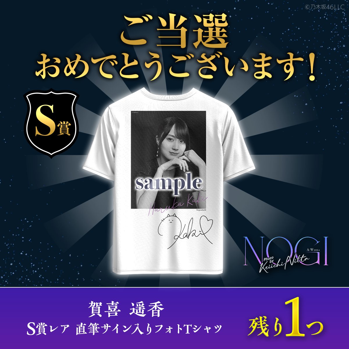 賀喜遥香 直筆サイン 乃木フェス Tシャツ 乃木坂46 エンタメ/ホビー 賀喜遥香 直筆サイン 乃木フェス Tシャツ 乃木坂46 エンタメ/ホビー