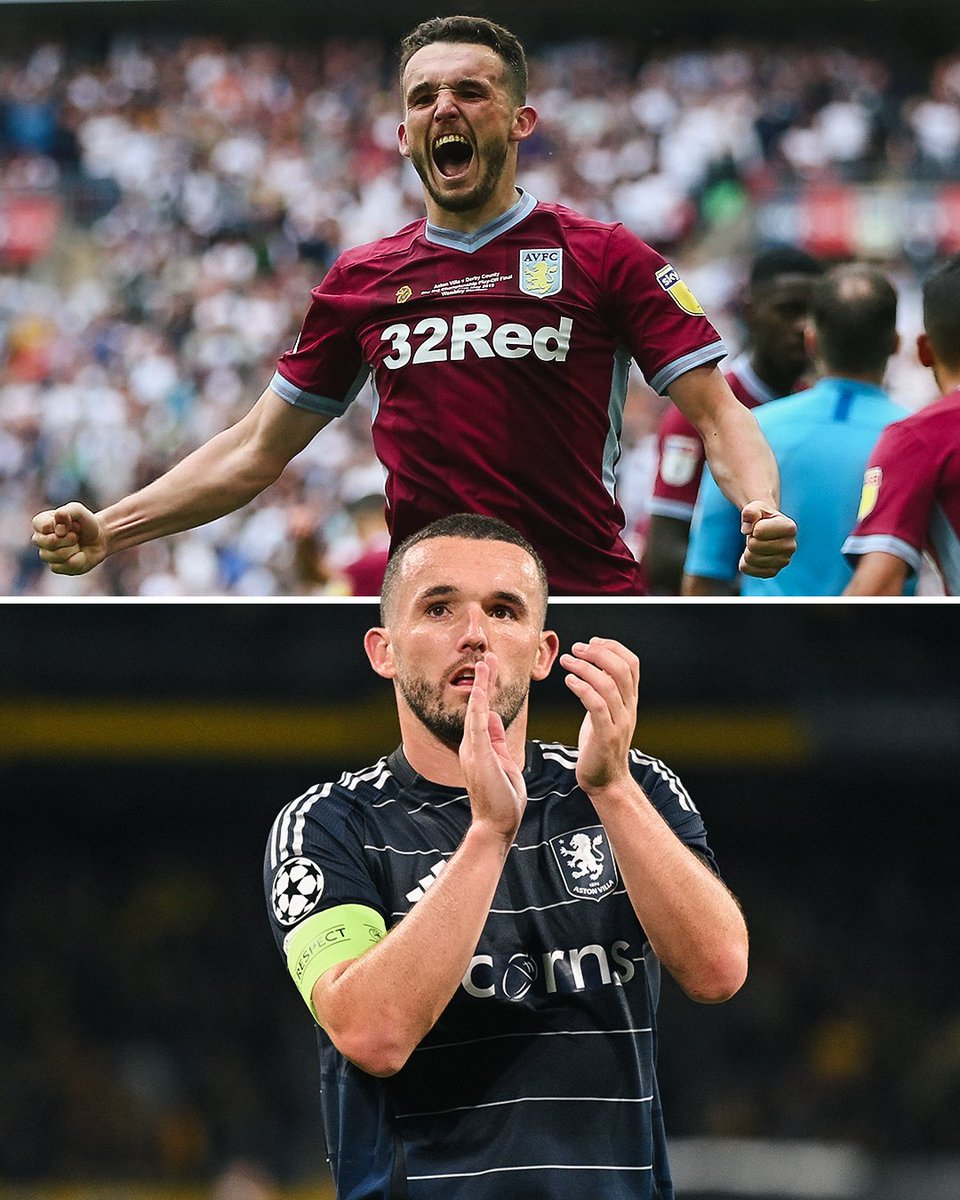 AVFCOfficial's tweet image. May 2019: John McGinn scores the decisive goal in the Championship play-off final 

September 2024: John McGinn captains Aston Villa in the Champions League 

💜