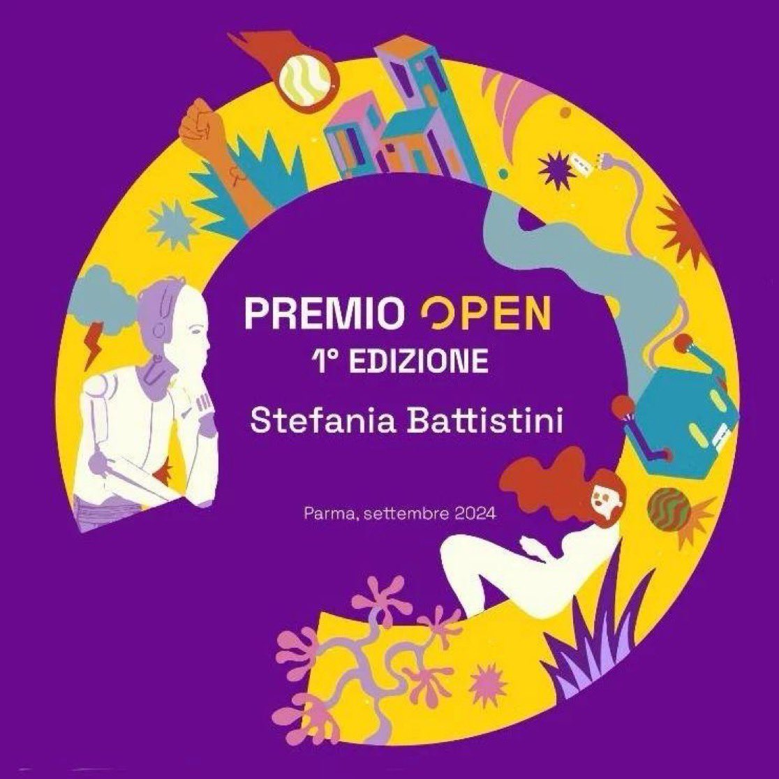 Sono davvero molto molto onorata di ricevere il primo premio giornalistico di Open. 
Una sorpresa meravigliosa nella mia bellissima città di Parma 
grazie <a href="/Open_gol/">Open</a>
Enrico Mentana
<a href="/MicheleGuerraPR/">Michele Guerra</a>