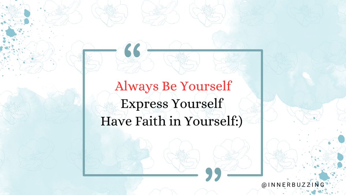 Inner_Buzzing's tweet photo. #Faith #BeYourself https://t.co/tWv0qyRhsK