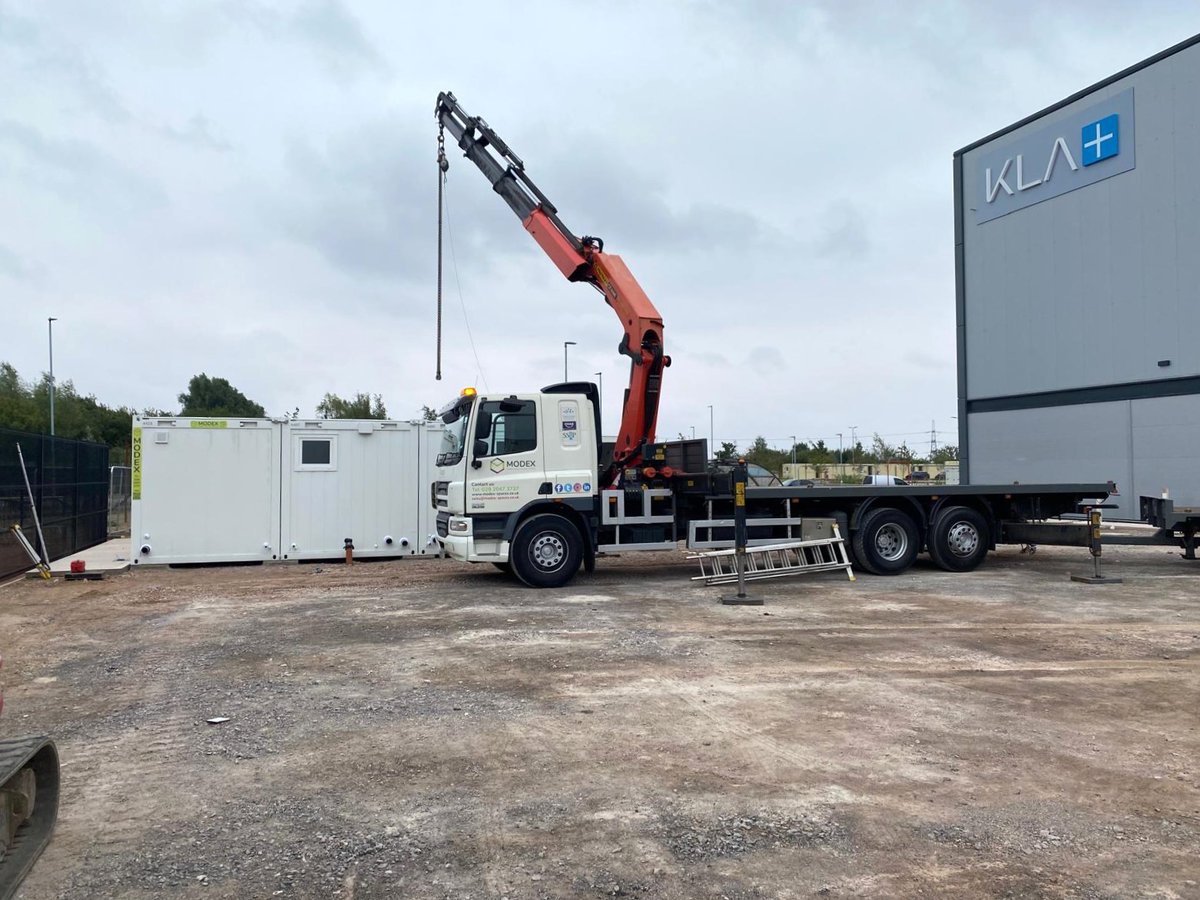 modex_spaces's tweet image. Delivery & Installation for a returning Client on an ongoing project they have in Newport.
#modularbuilding