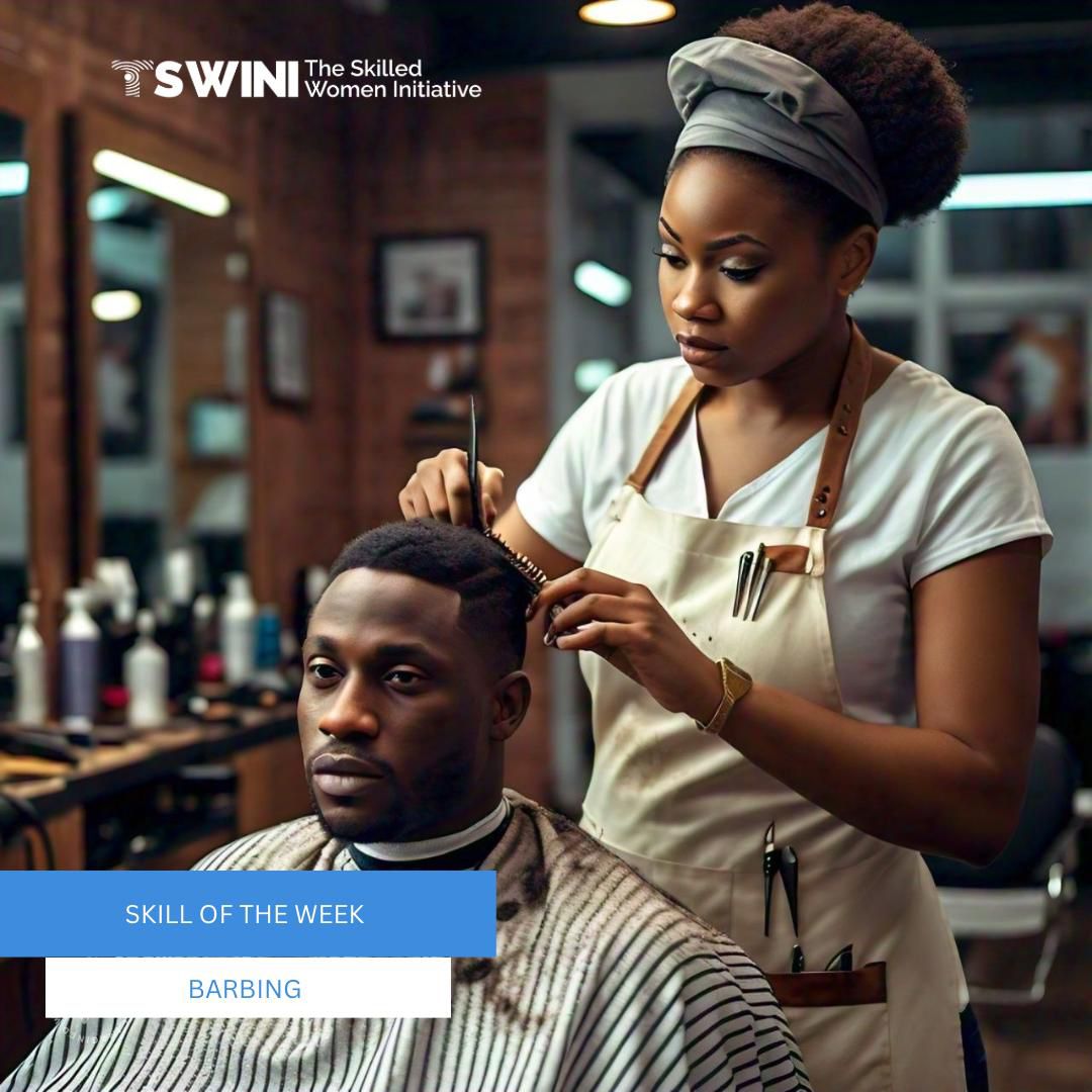 Barbing is a highly lucrative and in-demand skill, particularly in Nigeria. Despite its potential, outdated stereotypes often restrict women from pursuing this career path. At TSWINI,we believe that barbing is a skill that transcends gender.