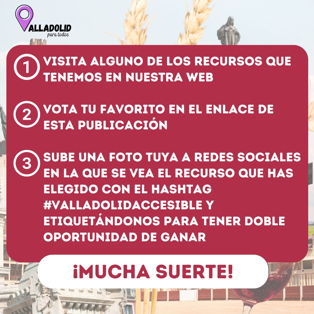 ¿Quieres ganar una cesta de Saborea #CastillayLeón? 🤭 

Participa en este concurso que hacemos desde <a href="/VDparatodos/">Valladolid para todos</a> para celebrar el #DíaMundialdelTurismo 👉 valladolidparatodos.es/valladolid-es-…

Tienes hasta las 23:59 h del 30/09/2024‼️