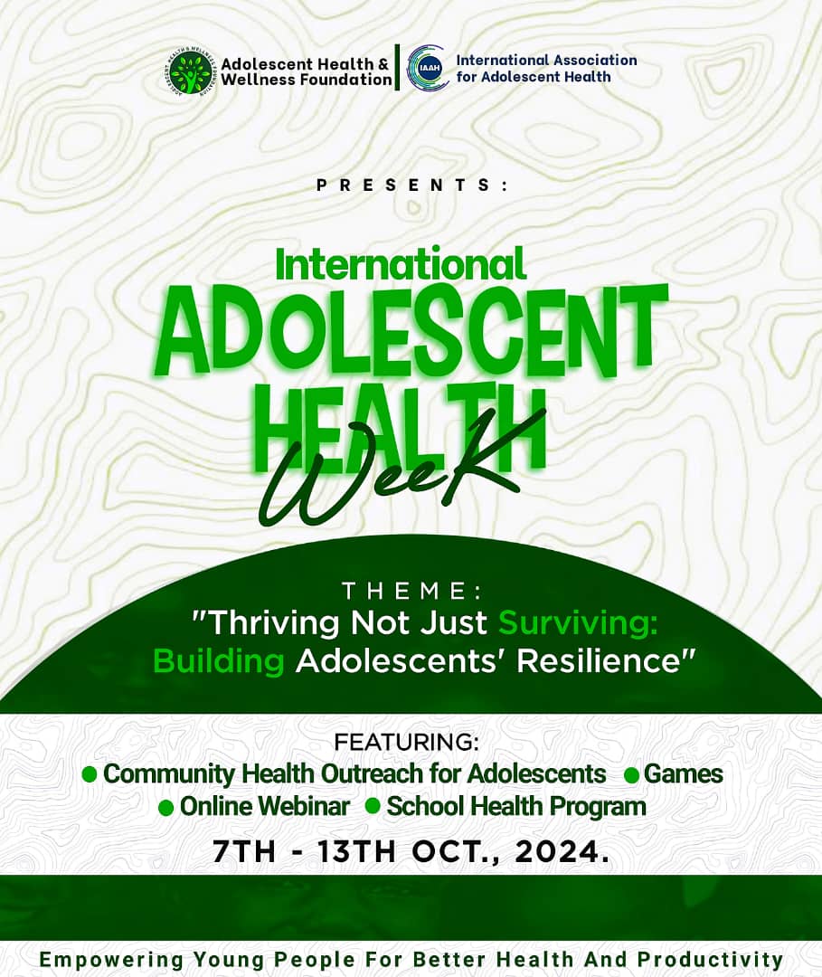 adolescenthwf's tweet photo. #IAHW2024
#IAAH
#FromSurvivingtoThriving
#BuildingAdolescentResilience
#Adolescents
#Advocacy 
#Youths https://t.co/HRbzb9uOtj