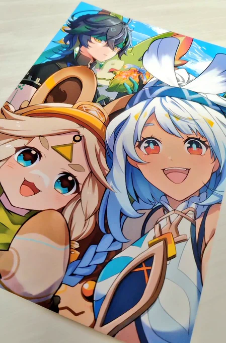 ポストカードめっちゃ発色よく出来た〜!!嬉しい〜!!! 