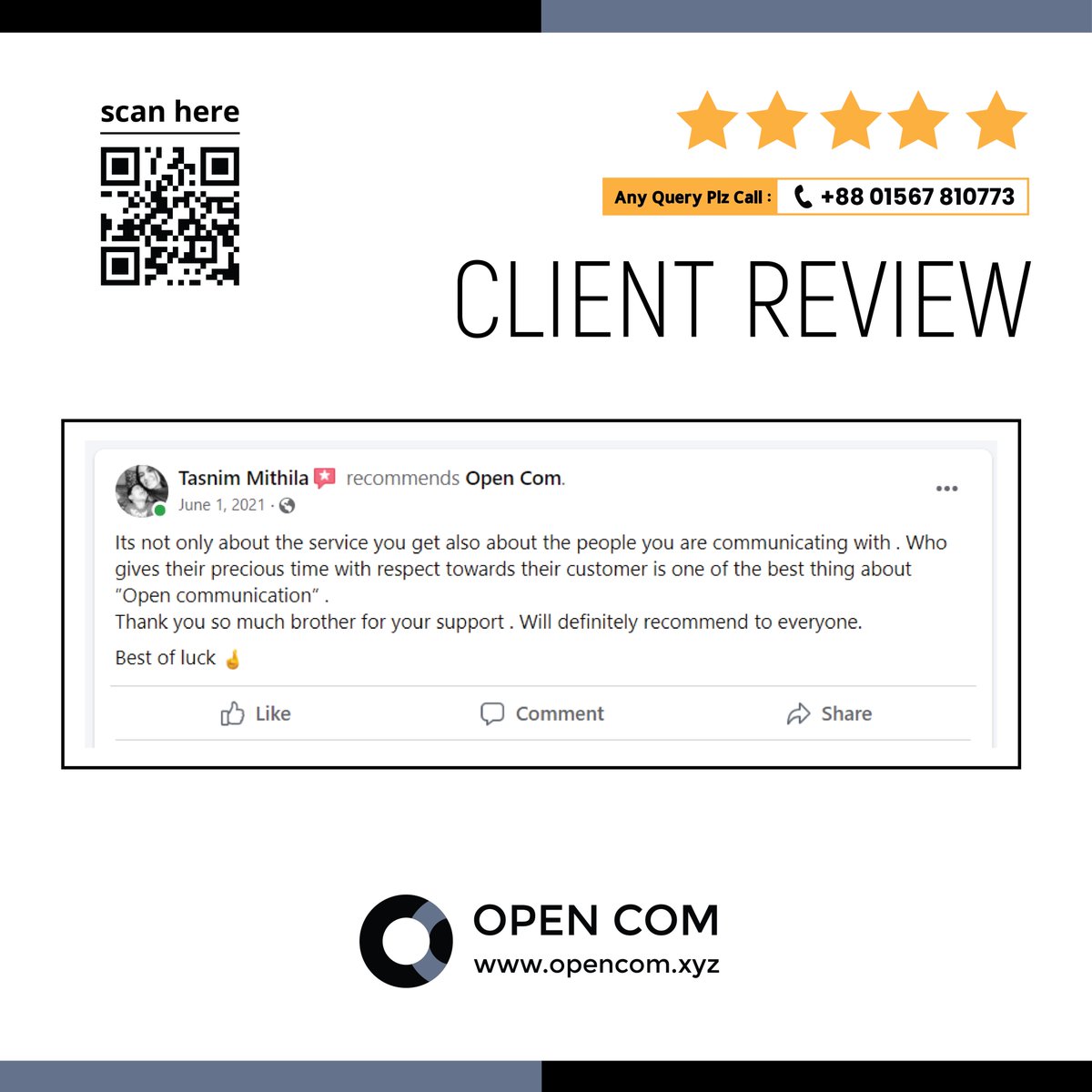 opencomxyz's tweet photo. Our Client Review #Guosheng #LongXing #OpenCom #CreativeDesign #LogoDesign #BannerDesign #AppDevelopment #BrochureDesign #FlyerDesign #WebDevelopment #ThinkDigital #Dhaka #Bangladesh #DigitalContent #CartoonDesign #JacuardMachine #CorporateGraphicDesign #GraphicsDesignTraining https://t.co/RjYriCCPxa