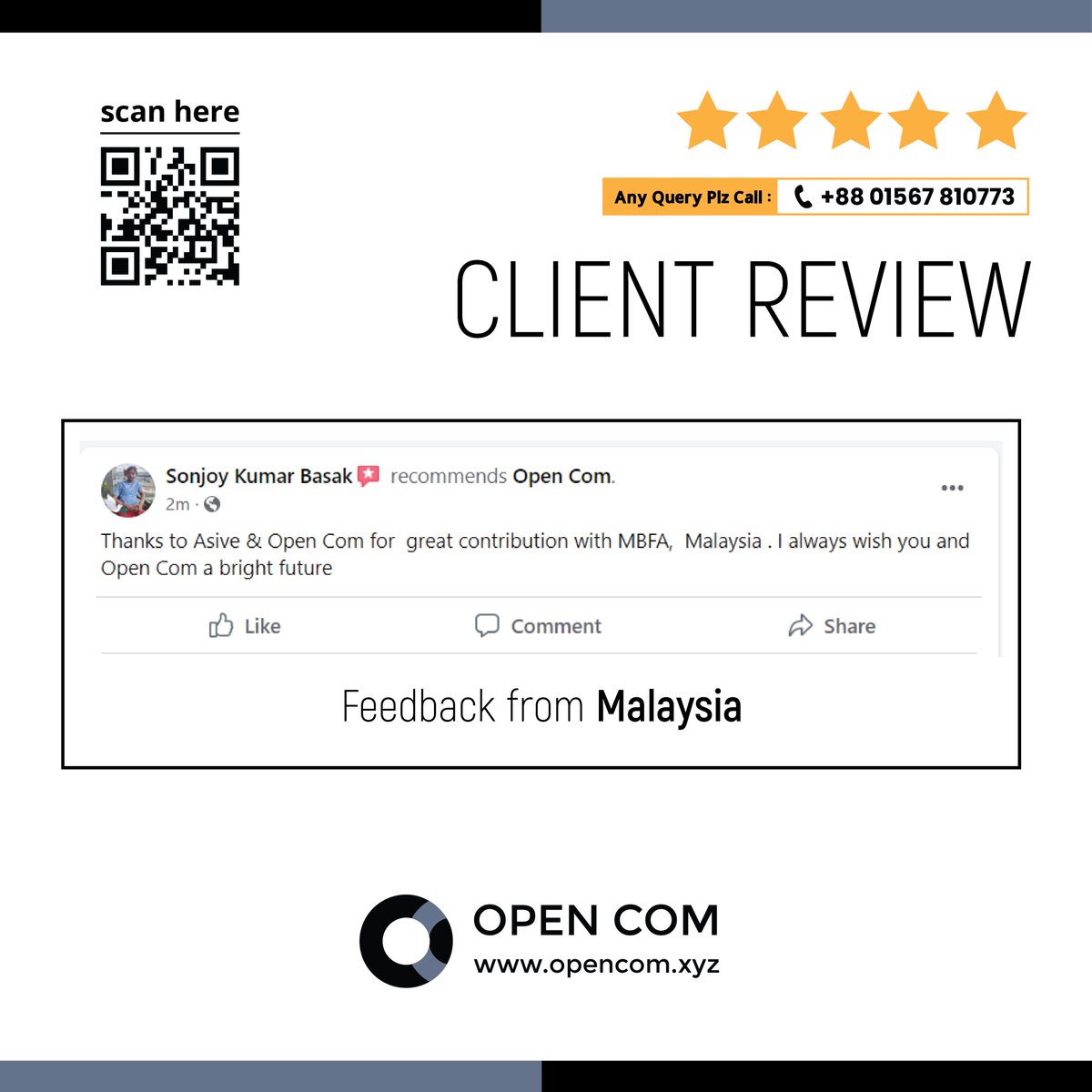 opencomxyz's tweet photo. Our Client Review #Guosheng #LongXing #OpenCom #CreativeDesign #LogoDesign #BannerDesign #AppDevelopment #BrochureDesign #FlyerDesign #WebDevelopment #ThinkDigital #Dhaka #Bangladesh #DigitalContent #CartoonDesign #JacuardMachine #CorporateGraphicDesign #GraphicsDesignTraining https://t.co/pKRi1iJPaP