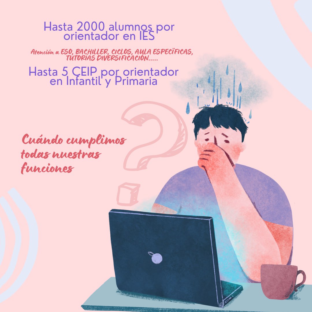 Buenos días <a href="/AndaluciaJunta/">Junta de Andalucía</a> está situación es insostenible ya 

⚠️¿Cómo podemos hacer nuestro trabajo en condiciones con ratios de hasta 2000 alumnos? 

⚠️Atendiendo ESO, BACHILLERATO, CICLOS, AULAS ESPECÍFICAS Y DIVERSIFICACIÓN

🆘 bajada de ratio 1/250

🆘 Y las vacantes?