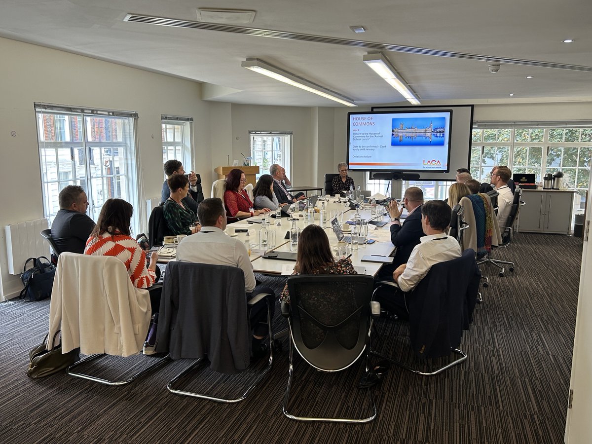 LACA_UK's tweet photo. 📢 Today at the #LACA Roundtable, we’re diving into all things #SchoolFood! 

We’re tackling the challenges facing our sector and exploring the priorities and opportunities for the year ahead. 

With thanks @Brakes_Food for hosting. https://t.co/14Y8KKPRUD