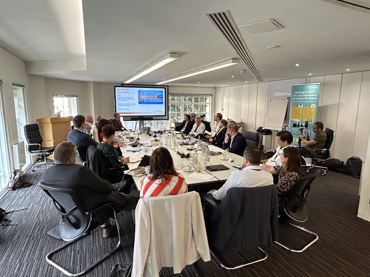 📢 Today at the #LACA Roundtable, we’re diving into all things #SchoolFood! 

We’re tackling the challenges facing our sector and exploring the priorities and opportunities for the year ahead. 

With thanks <a href="/Brakes_Food/">Brakes UK</a> for hosting.