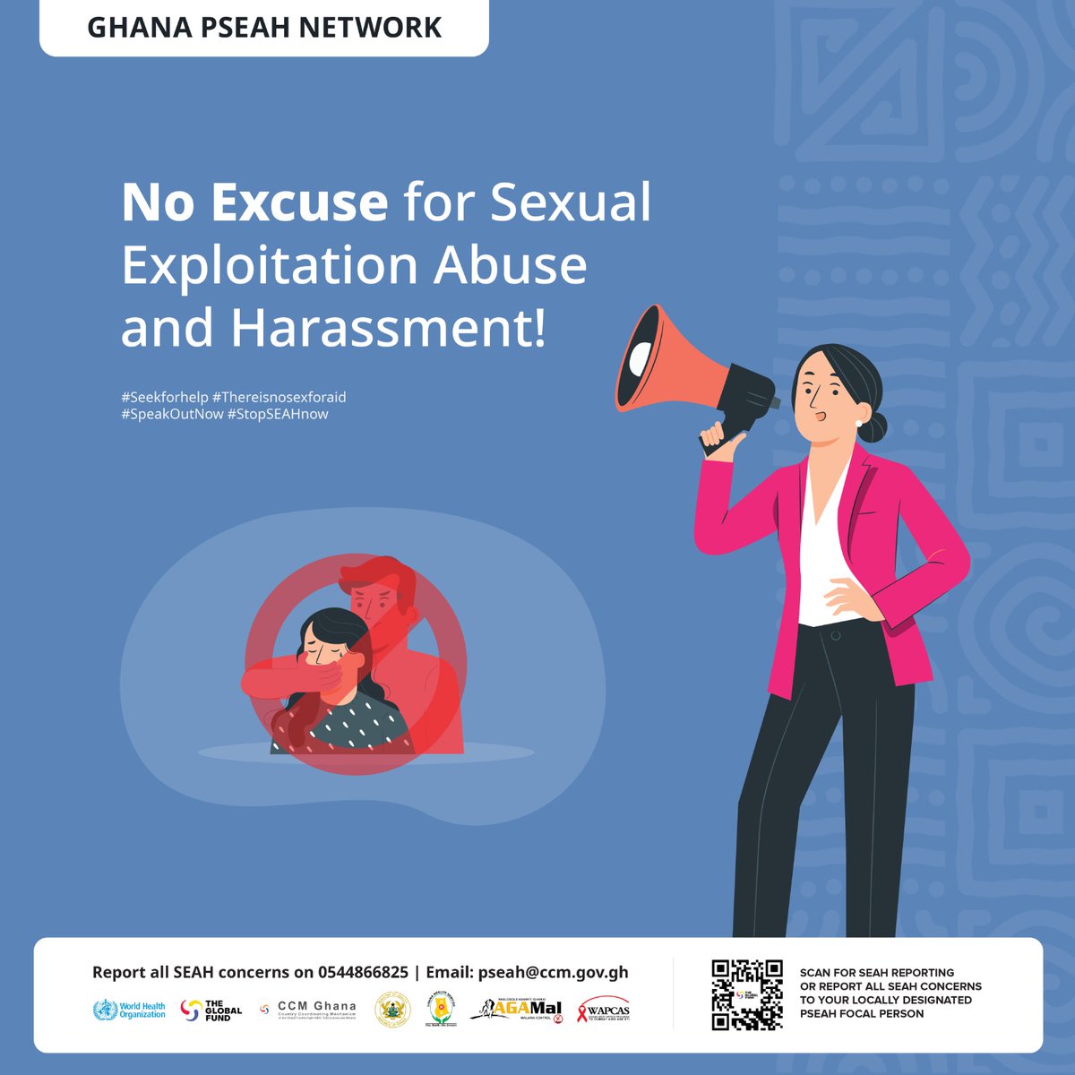 araba_hemhaa's tweet photo. #Thereisnosexforaid
#SpeakOutNow
#Healthcaremustbesafecare
If you have been sexually abused or exploited, you will never be blamed for what happened. Speak up! Seek for help!
@Malaria_Control
@KayBenWilliams
@HFFG_Ghana https://t.co/NheKcK3b78